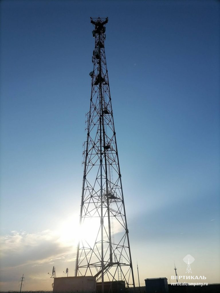 Общий вид башни сотовой связи